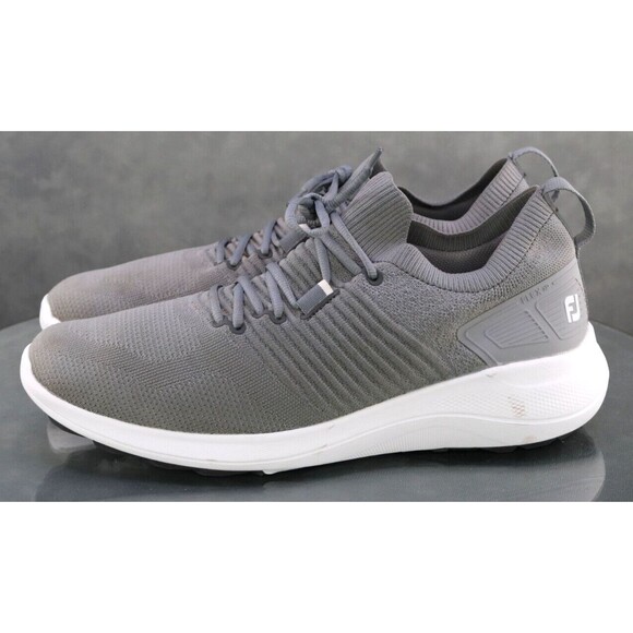 FootJoy Flex XP Men\'s Spikeless Golf Shoes Size 11.5 Gray 56273 main image 4